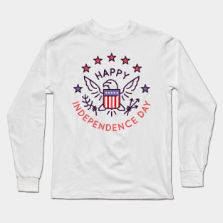 Independence Day american flag Long Sleeve T-Shirt